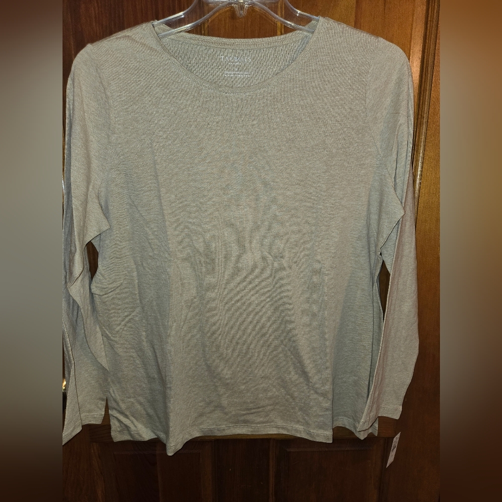 Talbots New With Tags Women's Long Sleeve Tee SZ 1X